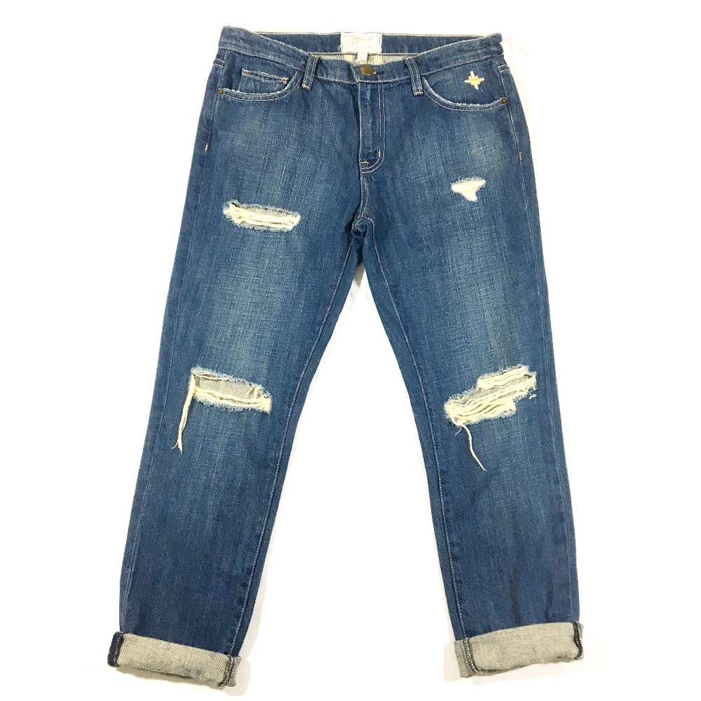 Current Elliott Womens 30 The Fling Boyfriend Jean